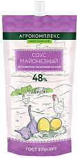 Соус майонезный Выселковский со сливочно-чесночным вкусом 48% 